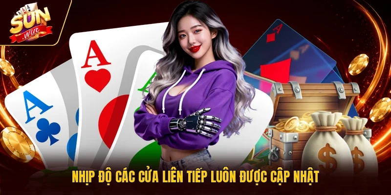 Nhịp độ các cửa liên tiếp luôn được cập nhật