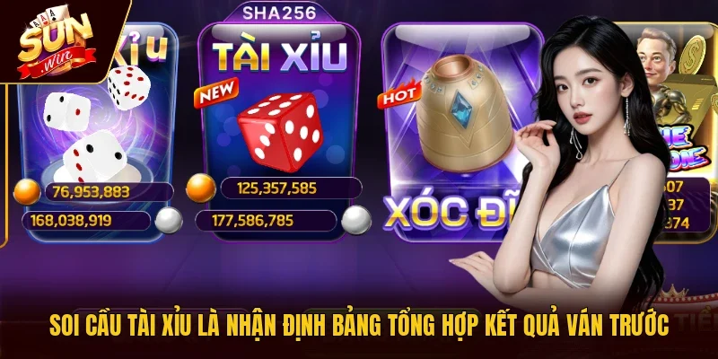 Soi cầu Tài Xỉu là nhận định bảng tổng hợp kết quả ván trước