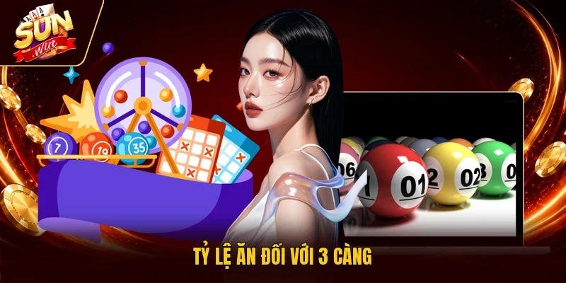 Tỷ lệ ăn đối với 3 càng